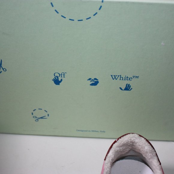 OFF-WHITE Virgil Abion Women’s Arrow Sneakers Pink Size 37 used with Box - Picture 6 of 7